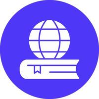 global Bildung Glyphe multi Kreis Symbol vektor