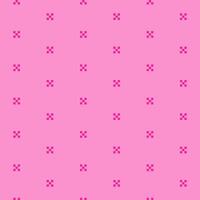 abstrakt nahtlos Muster von Pixel auf ein Rosa Hintergrund, 8 Bit vektor