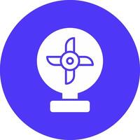 Kühlung Ventilator Glyphe multi Kreis Symbol vektor
