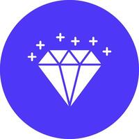 Diamant Glyphe multi Kreis Symbol vektor