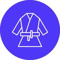 Kimono Linie multi Kreis Symbol vektor