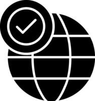 Internet Glyphe Symbol Design vektor