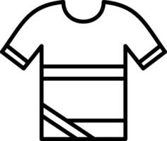 Hemd Linie Symbol Design vektor