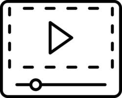 linje ikon design vektor