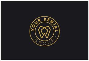 Dental Logo kostenlos königlich Stil vektor