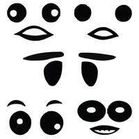 uppsättning av annorlunda ögon uttryck vektor