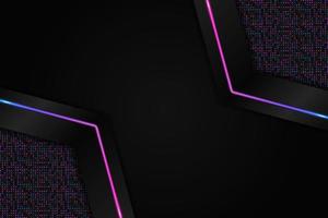 moderner Hintergrund Premium-Diagonal-Sechseck mit elegantem Glitzer-Blaurosa vektor