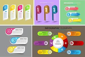 moderne Textfeld-Vorlage, Infografik-Banner vektor