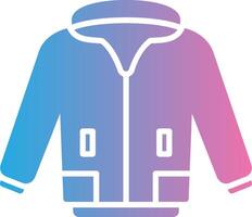 Jacke Glyphe Gradient Symbol Design vektor