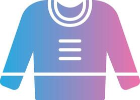 Jumper Glyphe Gradient Symbol Design vektor