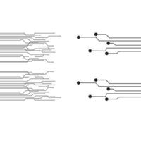 Schaltungslogoschablonenvektorillustrationsikonenentwurf vektor