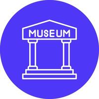 Museum Linie multi Kreis Symbol vektor