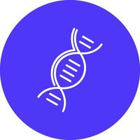 DNA Linie multi Kreis Symbol vektor