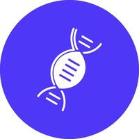 DNA Glyphe multi Kreis Symbol vektor
