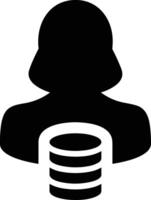 Daten Lager Symbol Symbol Bild zum Datenbank Illustration vektor