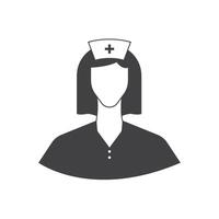 Krankenschwester-Icon-Design vektor