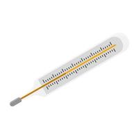 klinisches analoges Thermometer vektor