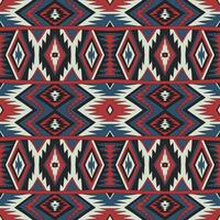 aztekisch, navajo geometrisch nahtlos Muster. einheimisch amerikanisch Südwesten drucken. ethnisch Design Hintergrund, Stoff, Abdeckung, Textil, Teppich, Decke. vektor