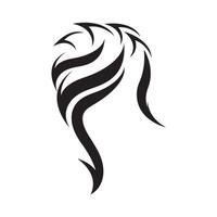 hår ikon illustration design logotyp mall vektor