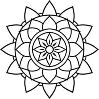 Verstand entspannend Färbung Seite Mandala zum Erwachsene Färbung Seite Mandala zum Erwachsene Färbung Mandala vektor
