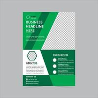 Corporate Business Flyer Design-Vorlage vektor