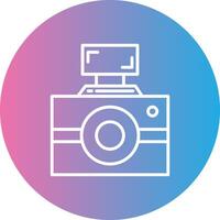 Fotografie Linie Gradient Kreis Symbol vektor