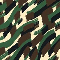 abstrakter Dschungelwald Tarnmuster militärischer Hintergrund vektor