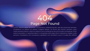 fel 404 sidan hittades inte bakgrunden. vektor
