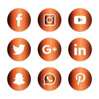 Social Media flache Icons Technologie, Netzwerk. Hintergrund-Gruppe Smiley-Gesicht-Verkauf. teilen, mögen, vektorillustration twitter, youtube, whatsapp, snapchat, facebook, instagram, tick tack, tok vektor