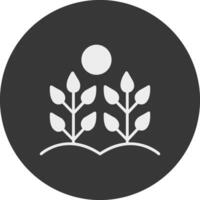 landwirtschaftlich Automatisierungc Glyphe invertiert Symbol vektor