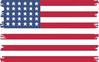 das amerikanisch Flagge mit Sterne auf es vektor