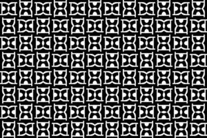 abstrakt nahtlos wiederholen Muster. schwarz und Weiß nahtlos geometrisch Textil- Muster. abstrakt Mosaik Fliese Hintergrund Dekor. vektor