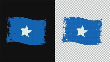 somalia land grunge png wellige flagge vektor