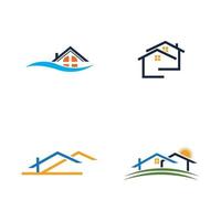 Home-Logo-Vektor-Symbol-Illustration-Design-Vorlage vektor