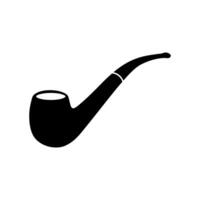 Rauchen Rohr Symbol. Rauchen Illustration unterzeichnen. Tabak Symbol oder Logo. vektor