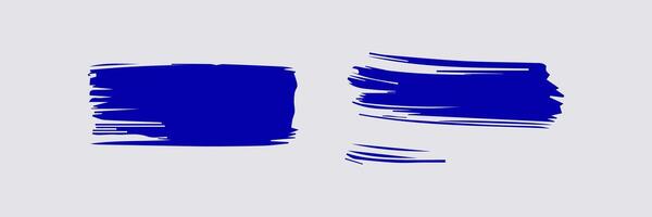 Blau Farbe Bürste Schlaganfall, Tinte Spritzer und künstlerisch Design Elemente. schmutzig Aquarell Textur, Kasten, rahmen, Grunge Hintergrund, Spritzen oder kreativ gestalten zum Sozial Medien. abstrakt Zeichnung. vektor