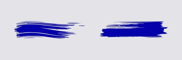 Blau Farbe Bürste Schlaganfall, Tinte Spritzer und künstlerisch Design Elemente. schmutzig Aquarell Textur, Kasten, rahmen, Grunge Hintergrund, Spritzen oder kreativ gestalten zum Sozial Medien. abstrakt Zeichnung. vektor