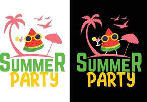 Sommer-T-Shirt-Design vektor