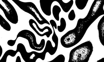 ein schwarz und Weiß abstrakt Muster mit ein Zebra drucken vektor