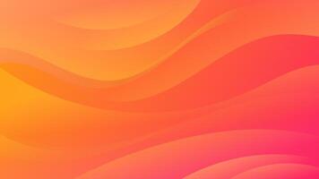 ein fesselnd Mischung von Orange und rot Gradient Wellen definiert diese abstrakt Hintergrund, Herstellung es ein vielseitig Anlagegut zum Webseiten, Flyer, Poster, und Digital Kunst Projekte vektor