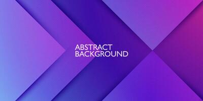 abstrakt geometrisch futuristisch Überlappung Hintergrund mit bunt lila Gradient Hintergrund Design. modern Papierschnitt Linie Muster. eps10 vektor