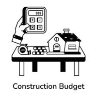 modisch Konstruktion Budget vektor