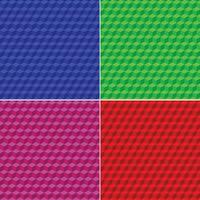abstrakt bule grön rosa och röd kuber mönster 3d design. dynamisk geometrisk trendig Färg bakgrund. vektor