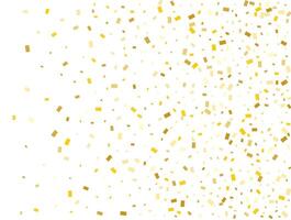 jul gyllene rektanglar konfetti bakgrund. illustration vektor