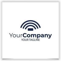 wiFi logotyp design mall vektor