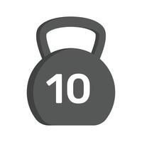 herunterladen diese Prämie Symbol von Fitnessstudio Kettlebell, Gewicht Ball Design vektor