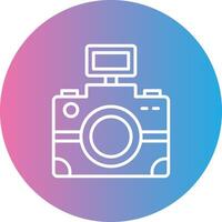 Fotografie Linie Gradient Kreis Symbol vektor