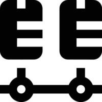 lagring data ikon symbol bild för databas illustration vektor