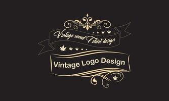 Retro-Vintage-T-Shirt-Design vektor