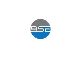 bse kreativ modern Logo Design Symbol Vorlage vektor